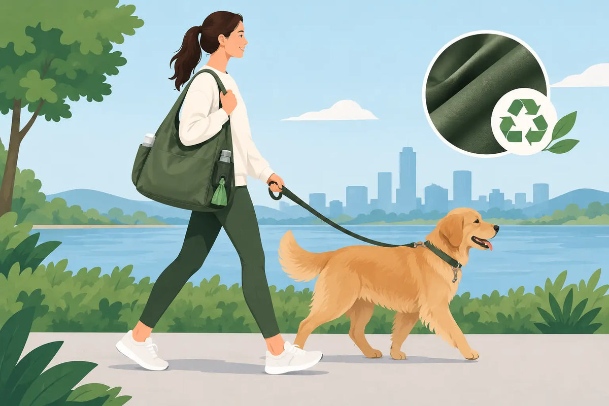 Why a Recycled Nylon Bag Makes Dog Walks Easier